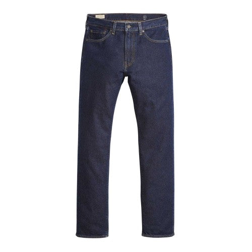 Front - Levis Mens 505 Deepest Denim Straight Leg Jeans