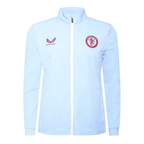 Front - Castore Womens/Ladies Aston Villa FC Anthem Jacket