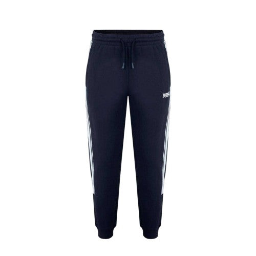 Front - Lonsdale Mens Logo Ribbed Cuff Slim Joggers