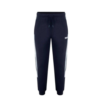 Front - Lonsdale Mens Logo Ribbed Cuff Slim Joggers