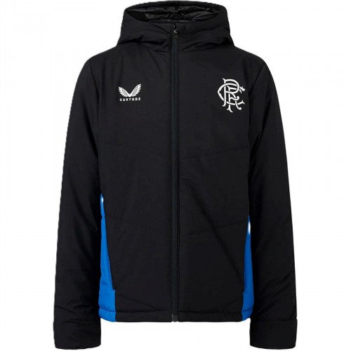 Front - Castore Womens/Ladies Rangers FC Padded Jacket