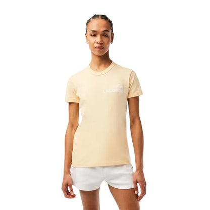 Front - Lacoste Womens/Ladies Organic Cotton Slim T-Shirt