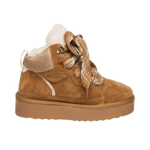 Front - Steve Madden Womens/Ladies Paci Checkboard Suede Boots