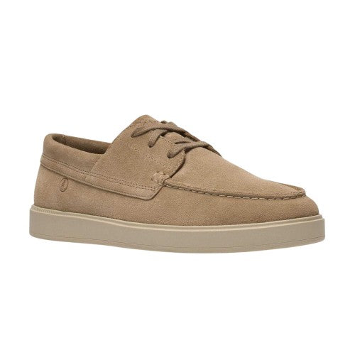 Front - Clarks Mens Lockford Suede Boat Shoes