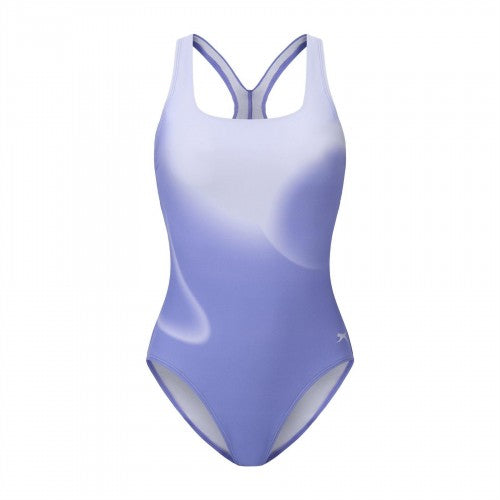 Front - Slazenger Womens/Ladies Square Neck One Piece Swimsuit