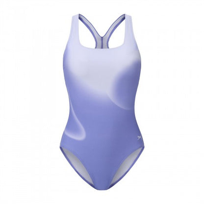 Front - Slazenger Womens/Ladies Square Neck One Piece Swimsuit