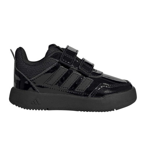 Front - Adidas Baby Girls Tensaur Patent PU Trainers
