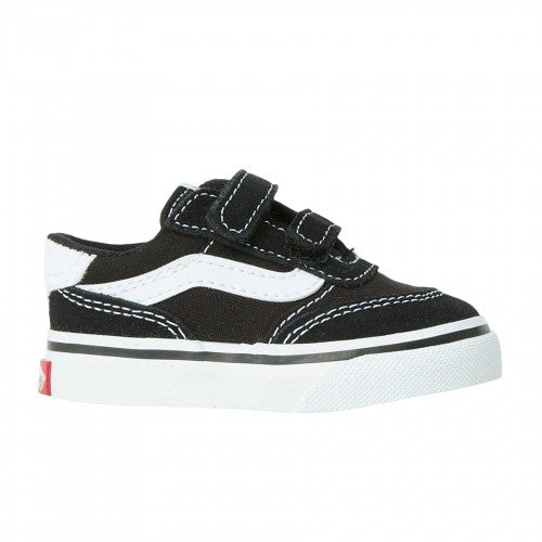 Front - Vans Childrens/Kids VanAct Brooklyn Canvas Trainers