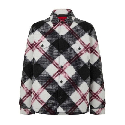 Front - Hugo Mens Enalu Plaid Overshirt