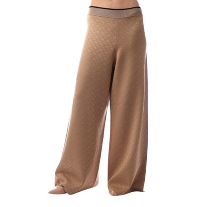Front - Boss Womens/Ladies Filara Geometric Wide Leg Palazzo Trousers