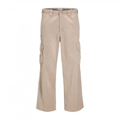 Front - Jack And Jones Mens Atlas Wide Leg Cargo Trousers