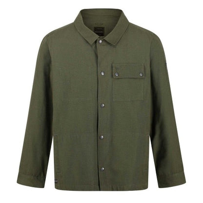 Front - Regatta Mens Jayden Plain Long-Sleeved Shirt