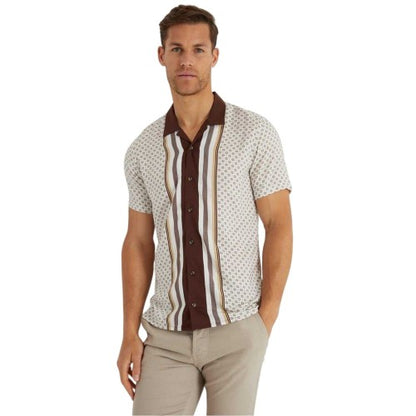 Front - Threadbare Mens Patterned Shirt