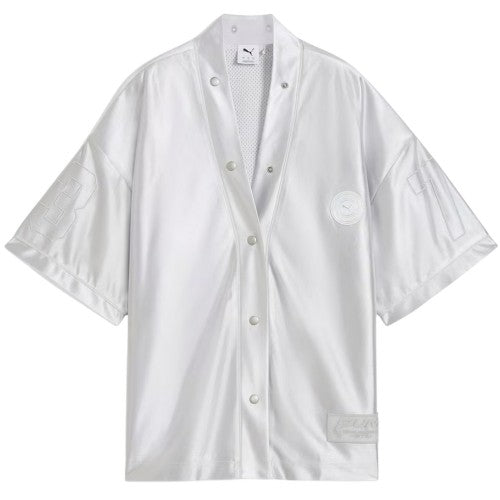 Front - Puma Womens/Ladies Printed Relaxed Fit Overshirt