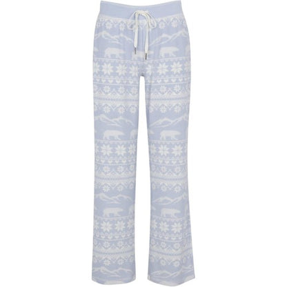 Front - PJ Salvage Womens/Ladies Snowflake Relaxed Fit Christmas Lounge Pants