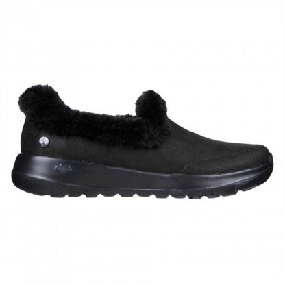 Front - Skechers Womens/Ladies Go Walk Joy Faux Suede Trainers