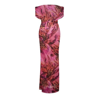 Front - I Saw It First Womens/Ladies Patterned Maxi Dress