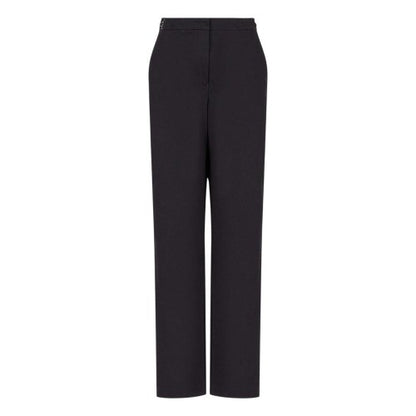 Front - Emporio Armani EA7 Womens/Ladies Plain Straight Leg Trousers