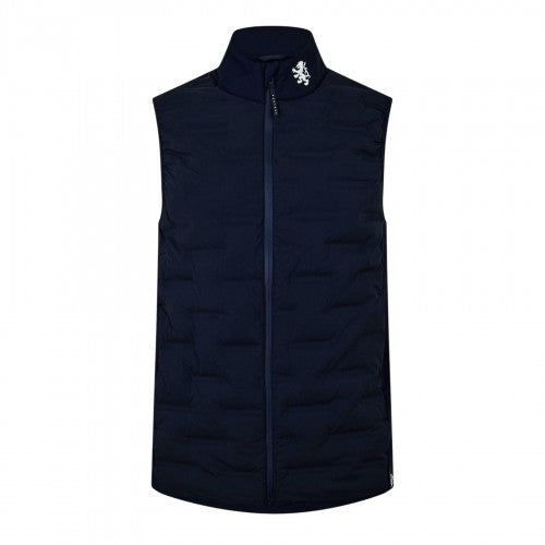 Front - Castore Mens Rangers FC Quilted Gilet