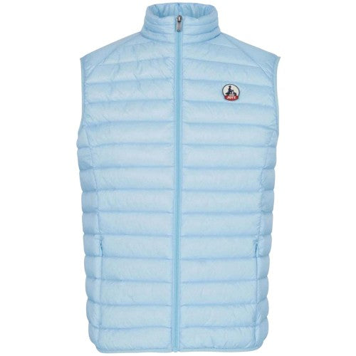 Front - Jott Mens Logo Puffer Sleeveless Gilet