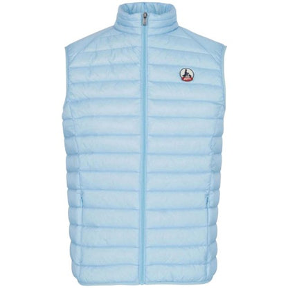 Front - Jott Mens Logo Puffer Sleeveless Gilet