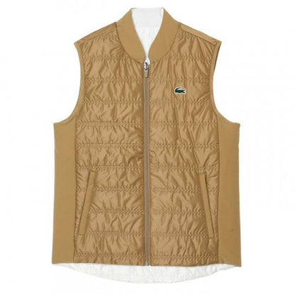 Front - Lacoste Womens/Ladies Quilted Reversible Golf Gilet