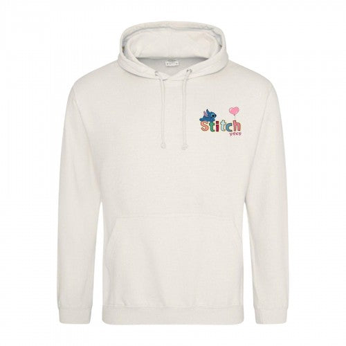 Front - Lilo & Stitch Mens Xoxo Valentine`s Day Hoodie