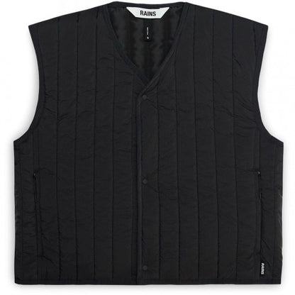 Front - Rains Mens Banja Liner Quilted Gilet