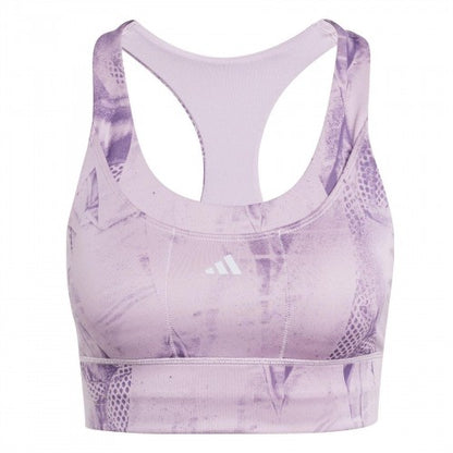 Front - Adidas Womens/Ladies Snakeskin Pocket Sports Bra
