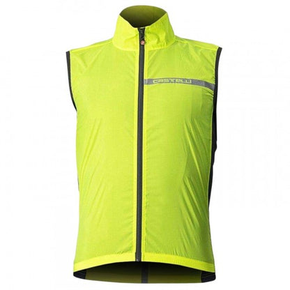 Front - Castelli Mens Squadra Reflective Cycling Gilet