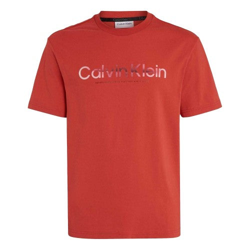 Front - Calvin Klein Mens Diffused Logo T-Shirt
