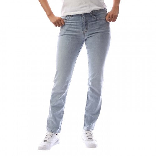 Front - Levis Womens/Ladies Denim High Rise Straight Leg Jeans