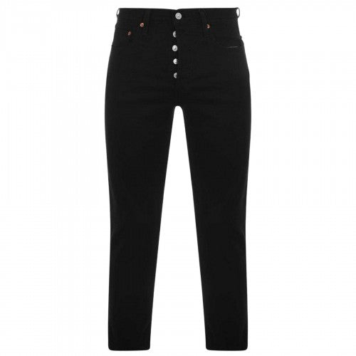 Front - Levis Womens/Ladies Cotton Cropped Ankle Grazer Jeans