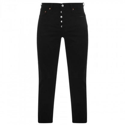 Front - Levis Womens/Ladies Cotton Cropped Ankle Grazer Jeans