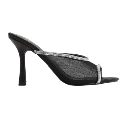 Front - Where´s That From Womens/Ladies High Heel Mules