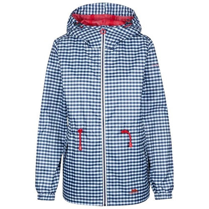 Front - Trespass Womens/Ladies Niggle Gingham Raincoat