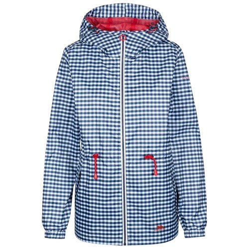 Front - Trespass Womens/Ladies Niggle Gingham Raincoat