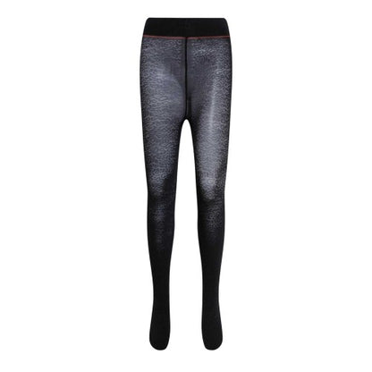 Front - Hugo Womens/Ladies Logo Leopard Print Tights