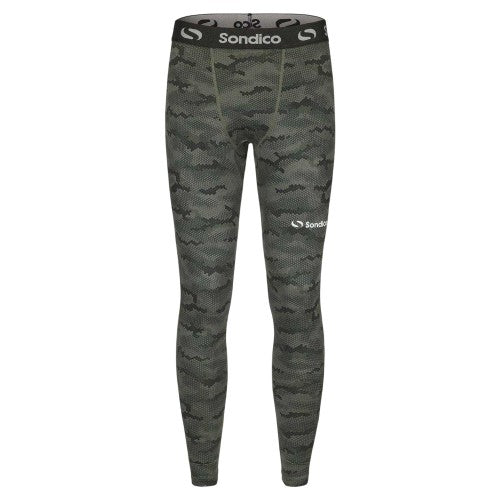 Front - Sondico Mens Core Camo Base Layer Leggings