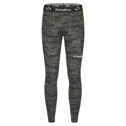 Front - Sondico Mens Core Camo Base Layer Leggings