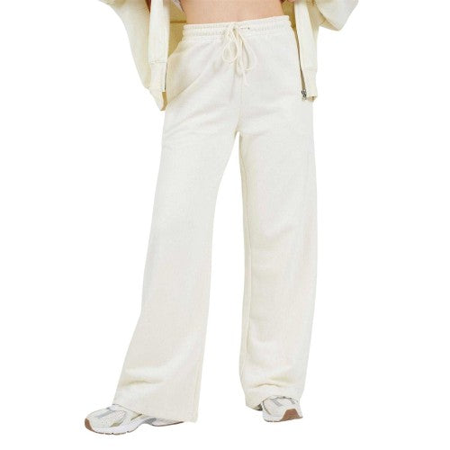 Front - Brave Soul Womens/Ladies Wide Leg Jogging Bottoms