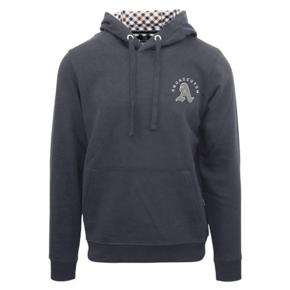 Front - Aquascutum Mens Kangaroo Pocket Long-Sleeved Hoodie