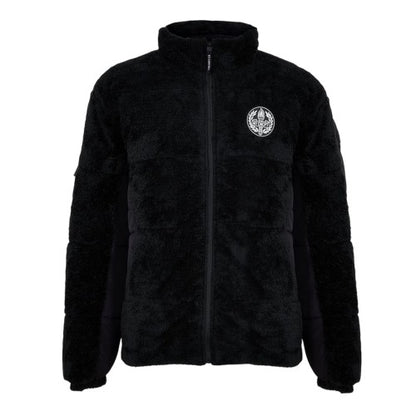 Front - NY Concept Mens Trent Teddy Fleece Zipped Jacket
