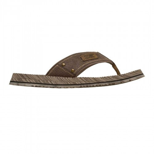 Front - Skechers Mens Leather Flat Sandals