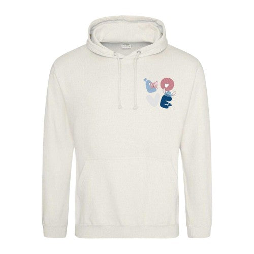 Front - Lilo & Stitch Unisex Adult Love Stitch & Angel Valentine`s Day Hoodie