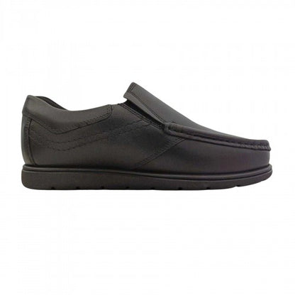 Front - Pretty Green Boys Waltham Moc Toe School Shoes