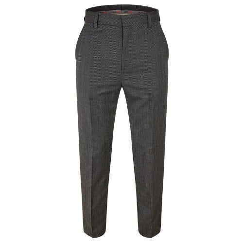 Front - Hugo Mens Cotton Straight Leg Trousers