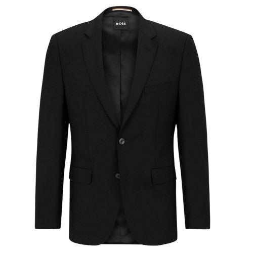 Front - Boss Mens Jasper Notch Neck Suit Jacket