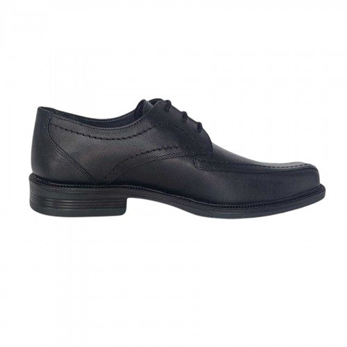 Front - Pretty Green Boys Glinton Leather Formal Shoes