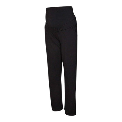 Front - Mamalicious Womens/Ladies Plain Straight Leg Maternity Trousers
